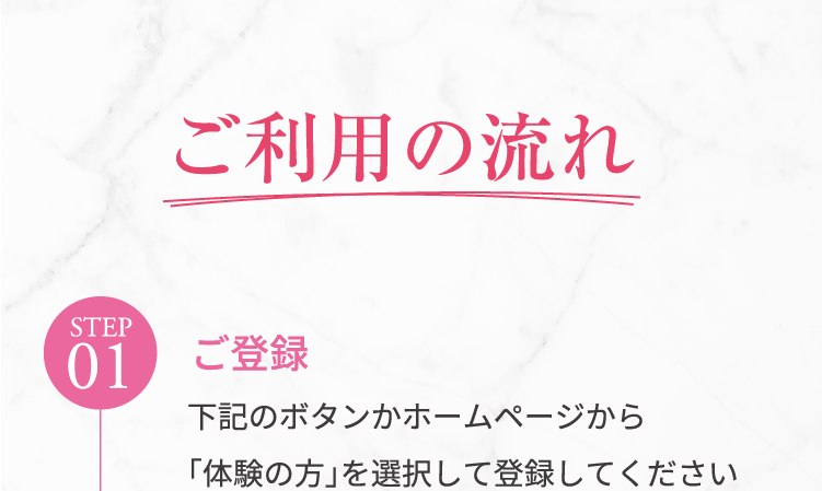 ご利用の流れ